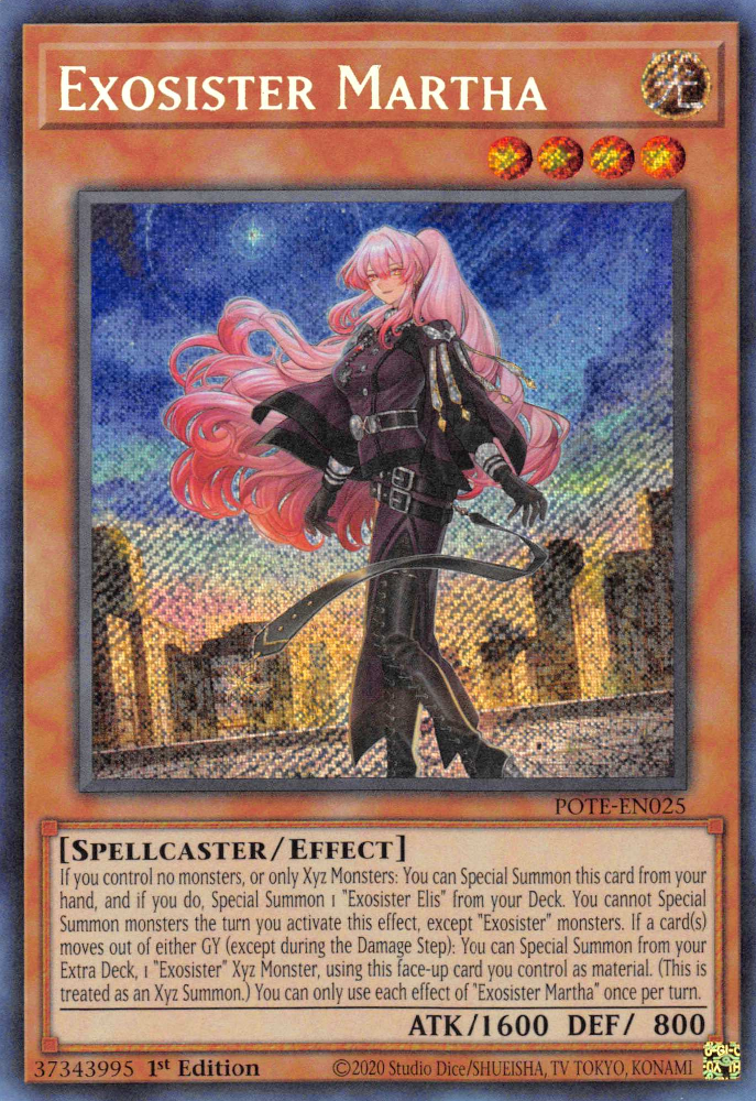 Exosister Martha [POTE-EN025] Secret Rare | Good Games Morley
