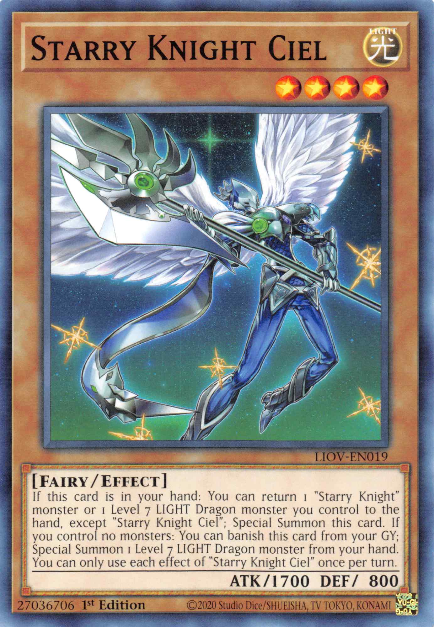 Starry Knight Ciel [LIOV-EN019] Common | Good Games Morley