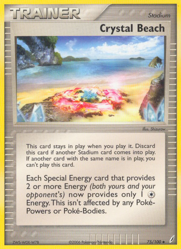 Crystal Beach (75/100) [EX: Crystal Guardians] | Good Games Morley