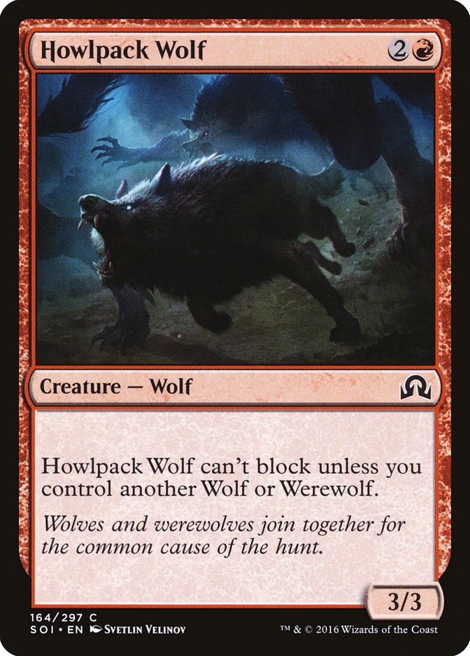 Howlpack Wolf [Shadows over Innistrad] | Good Games Morley