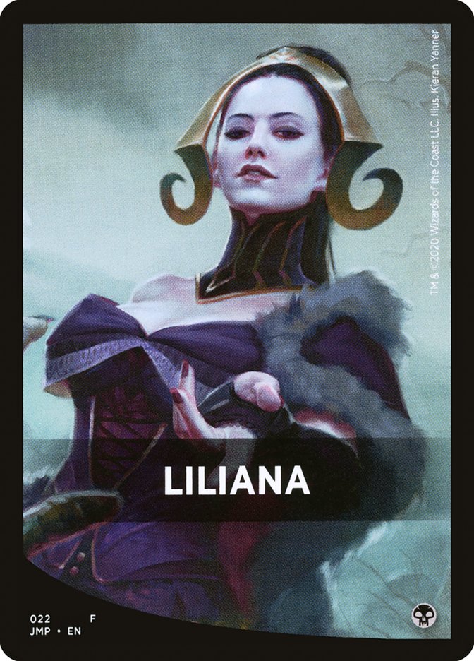 Liliana Theme Card [Jumpstart Front Cards] | Good Games Morley