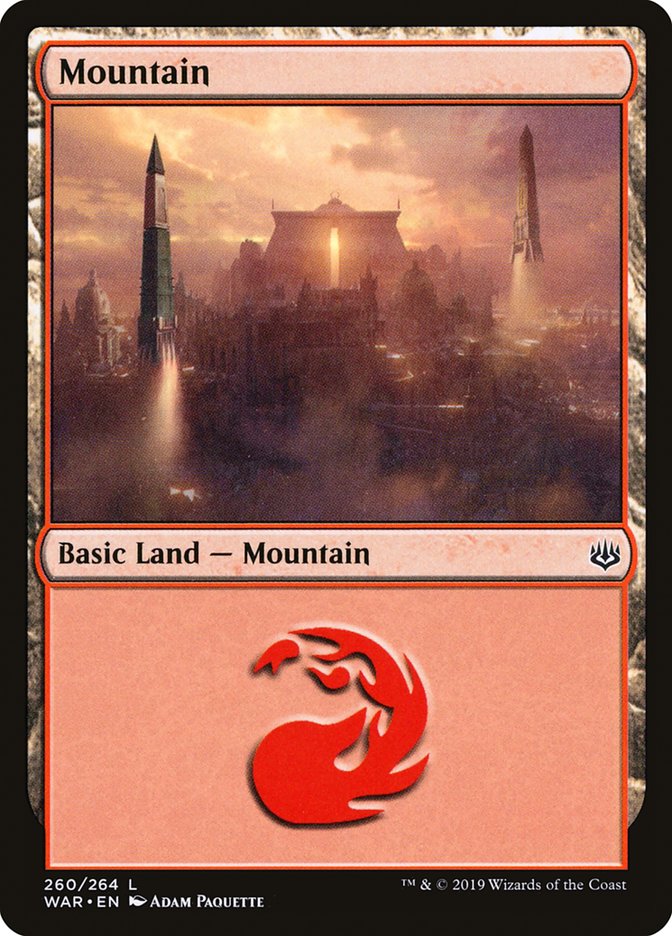 Mountain (260) [War of the Spark] | Good Games Morley