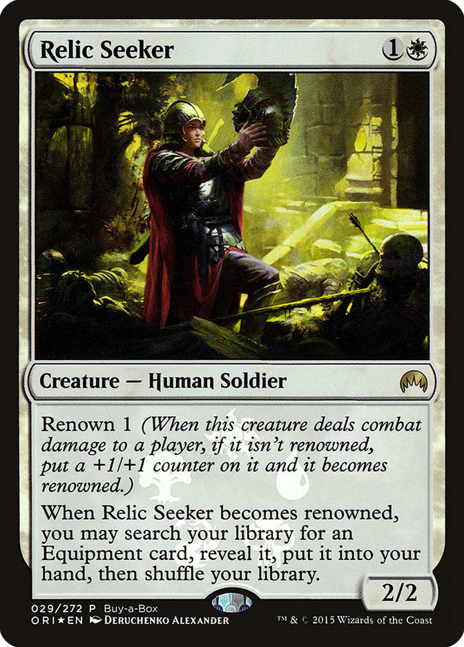 Relic Seeker (Buy-A-Box) [Magic Origins Promos] | Good Games Morley
