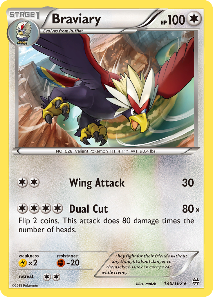 Braviary (130/162) [XY: BREAKthrough] | Good Games Morley