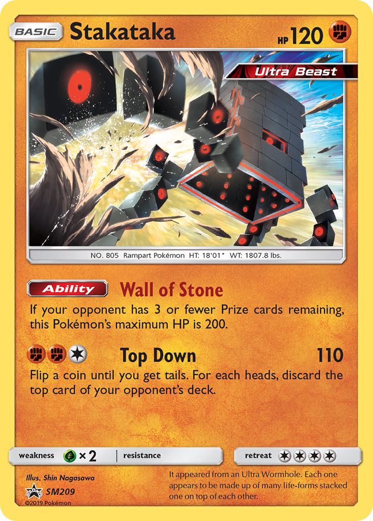 Stakataka (SM209) [Sun & Moon: Black Star Promos] | Good Games Morley