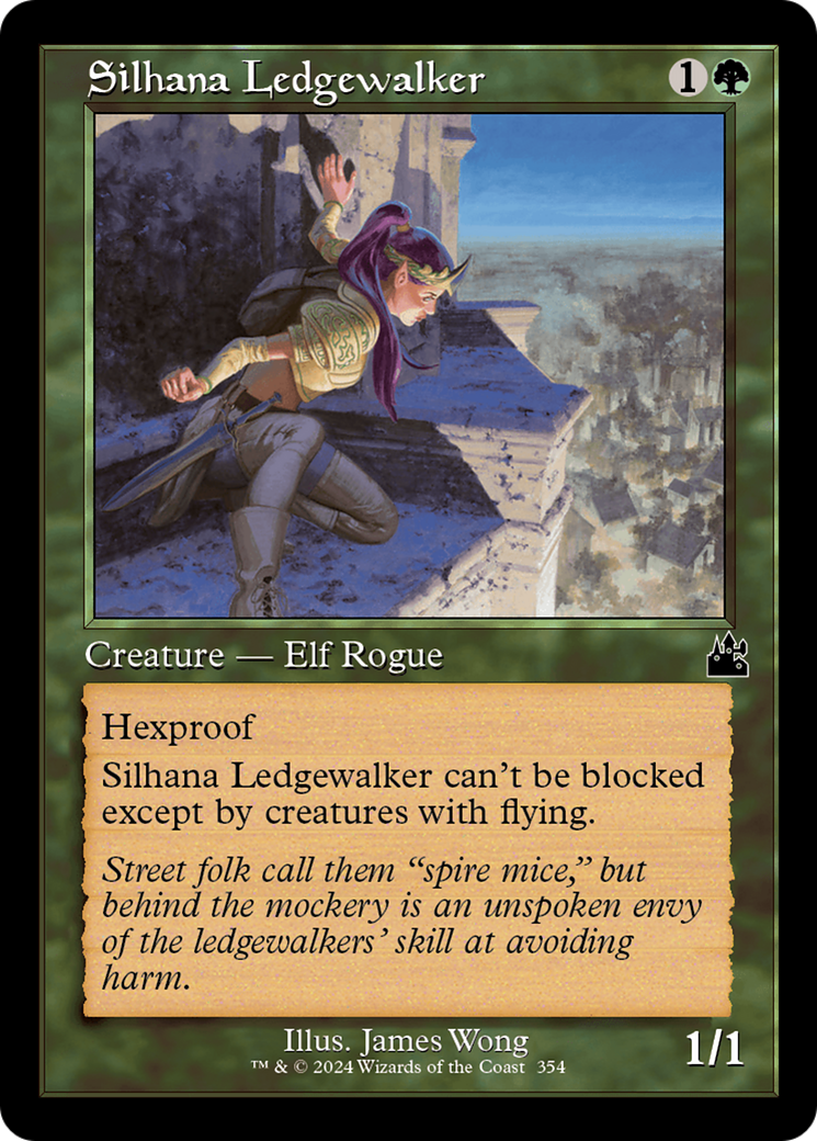Silhana Ledgewalker (Retro Frame) [Ravnica Remastered] | Good Games Morley