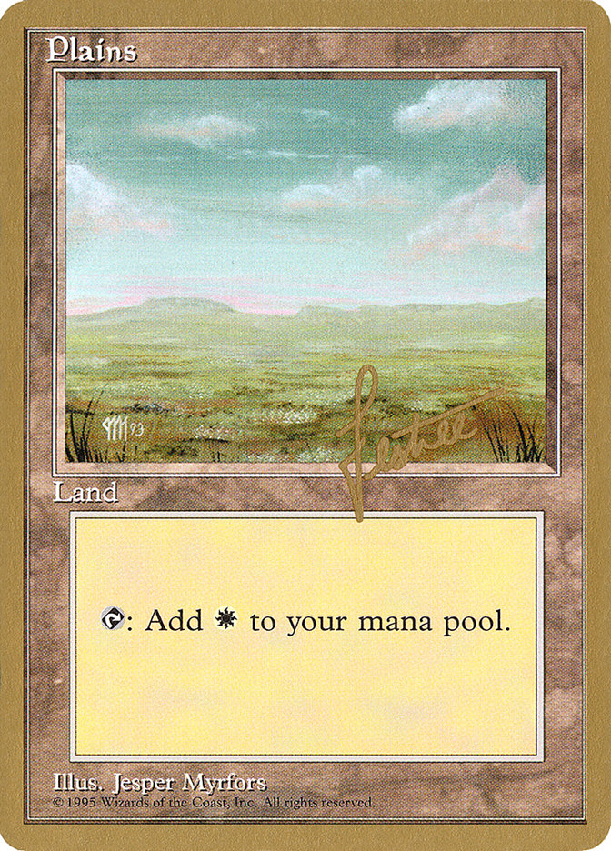 Plains (bl364) (Bertrand Lestree) [Pro Tour Collector Set] | Good Games Morley