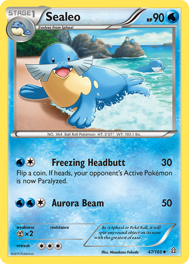Sealeo (47/160) [XY: Primal Clash] | Good Games Morley
