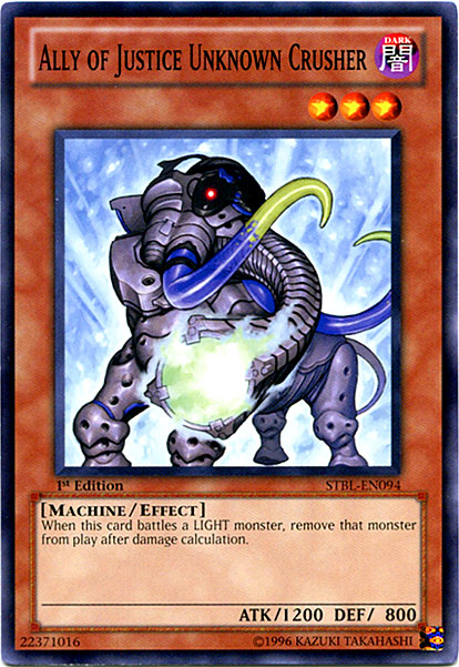 Ally of Justice Unknown Crusher [STBL-EN094] Common | Good Games Morley