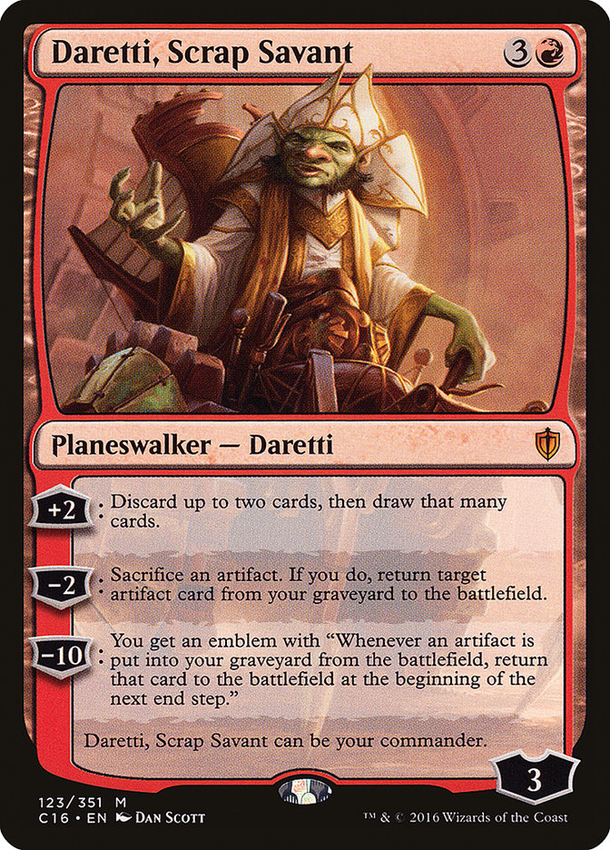 Daretti, Scrap Savant [Commander 2016] | Good Games Morley