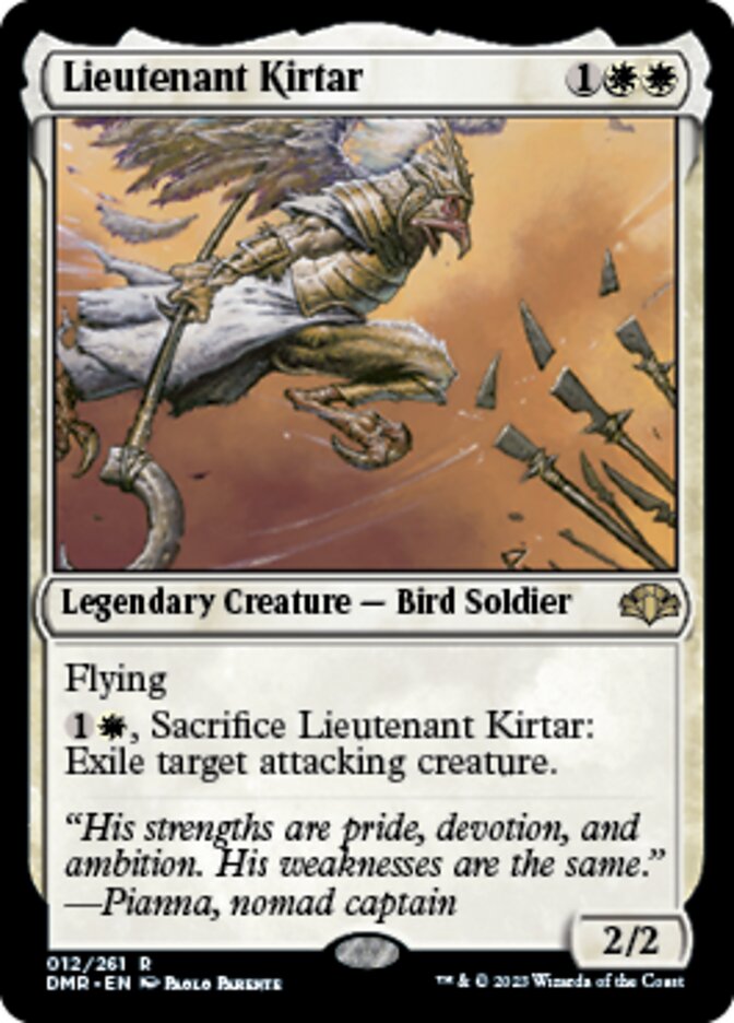 Lieutenant Kirtar [Dominaria Remastered] | Good Games Morley