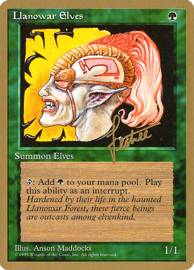 Llanowar Elves (Bertrand Lestree) [Pro Tour Collector Set] | Good Games Morley