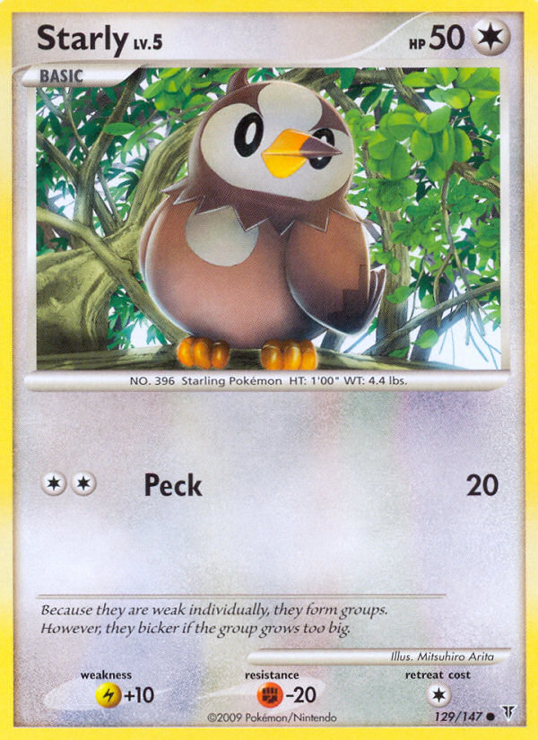 Starly (129/147) [Platinum: Supreme Victors] | Good Games Morley