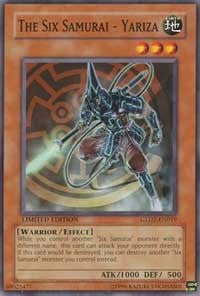 The Six Samurai - Yariza [GLD2-EN019] Common | Good Games Morley