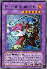 Evil Hero Infernal Sniper [DP06-EN012] Super Rare | Good Games Morley