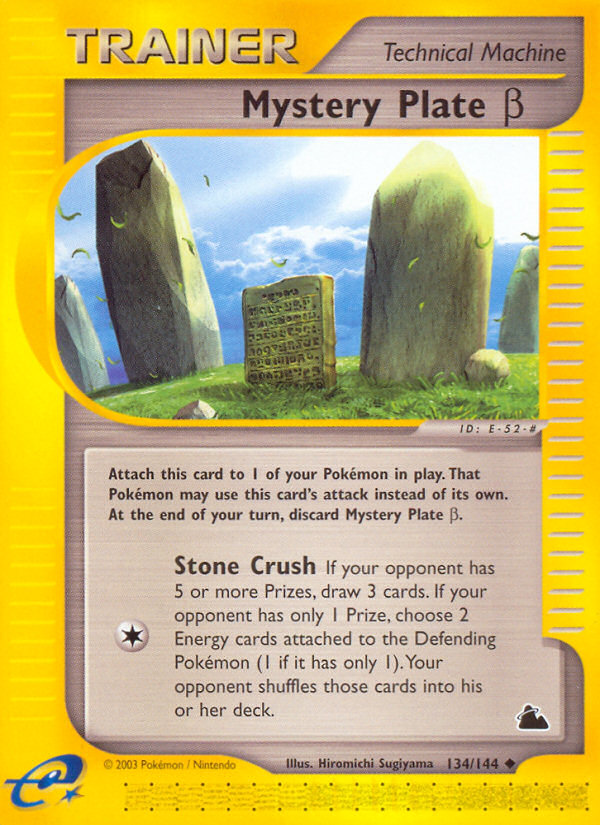 Mystery Plate Beta (134/144) [Skyridge] | Good Games Morley