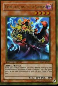 Prometheus, King of the Shadows [GLD1-EN027] Gold Rare | Good Games Morley
