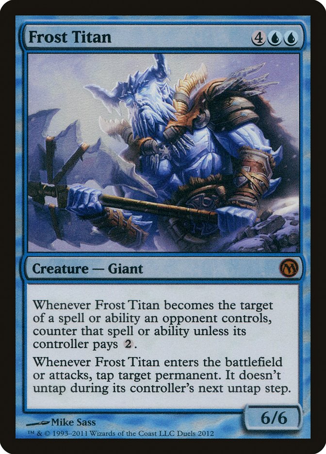 Frost Titan (Duels of the Planeswalkers Promos) [Duels of the Planeswalkers Promos 2011] | Good Games Morley