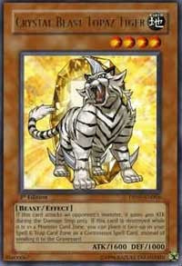 Crystal Beast Topaz Tiger [DP07-EN004] Rare | Good Games Morley