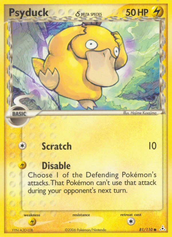 Psyduck (81/110) (Delta Species) [EX: Holon Phantoms] | Good Games Morley