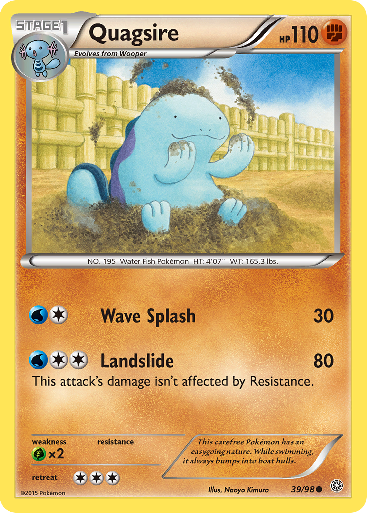 Quagsire (39/98) [XY: Ancient Origins] | Good Games Morley