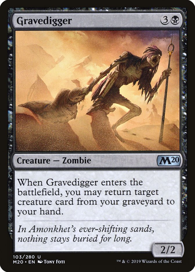 Gravedigger [Core Set 2020] | Good Games Morley