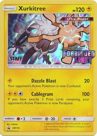 Xurkitree (SM116) (Staff Prerelease Promo) [Sun & Moon: Black Star Promos] | Good Games Morley