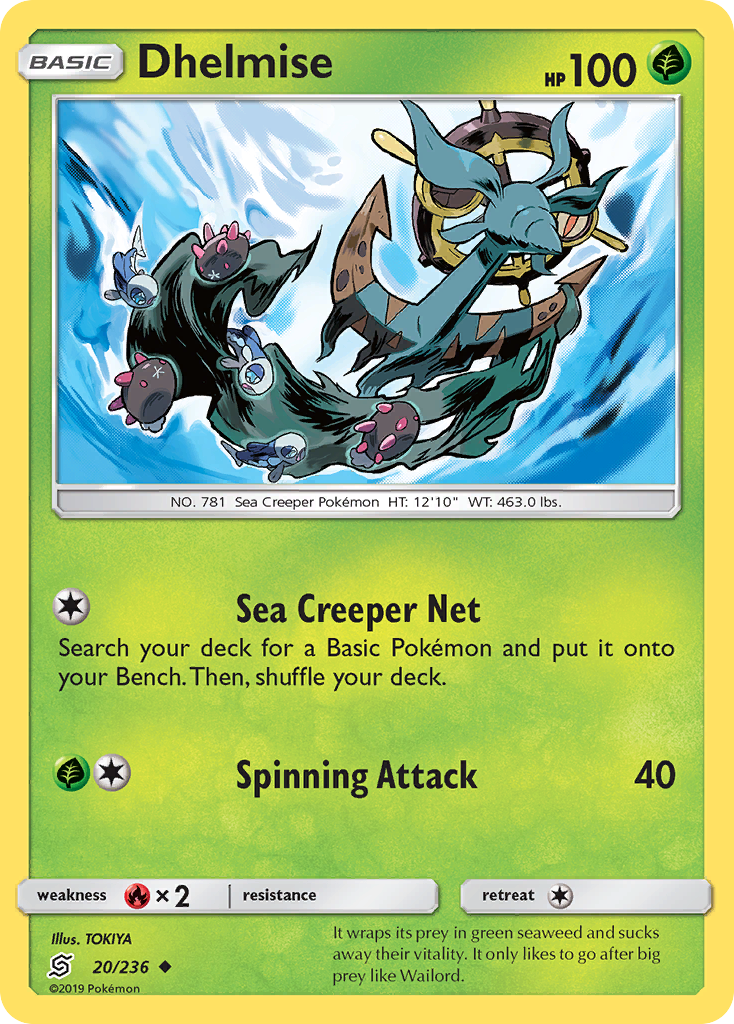 Dhelmise (20/236) [Sun & Moon: Unified Minds] | Good Games Morley