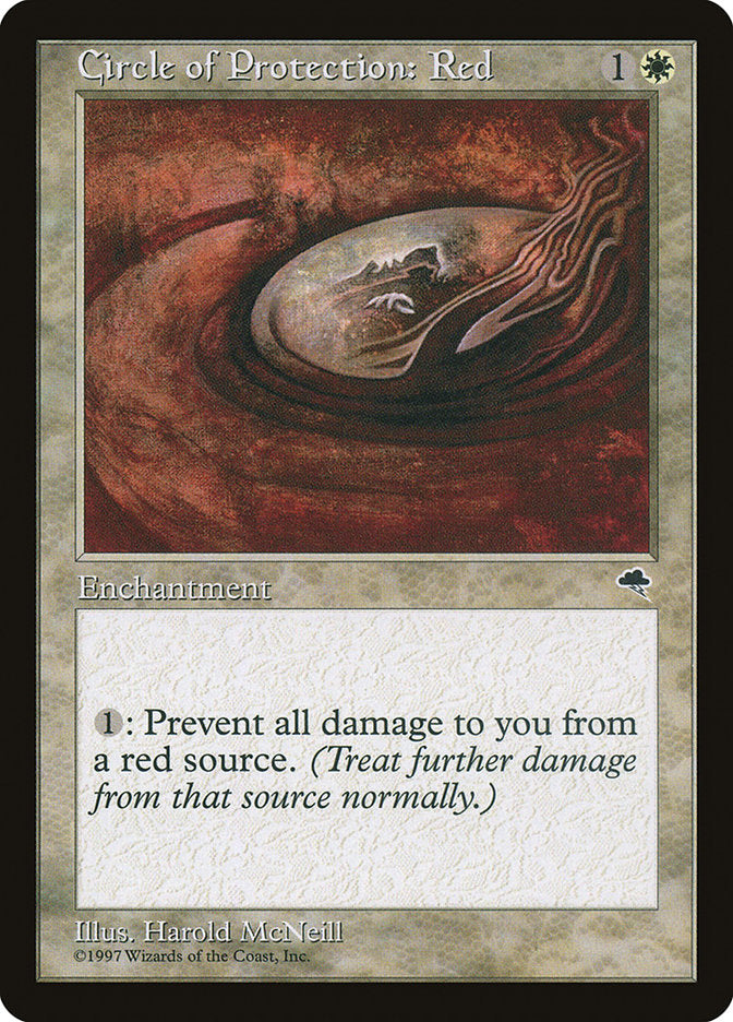 Circle of Protection: Red [Tempest] | Good Games Morley