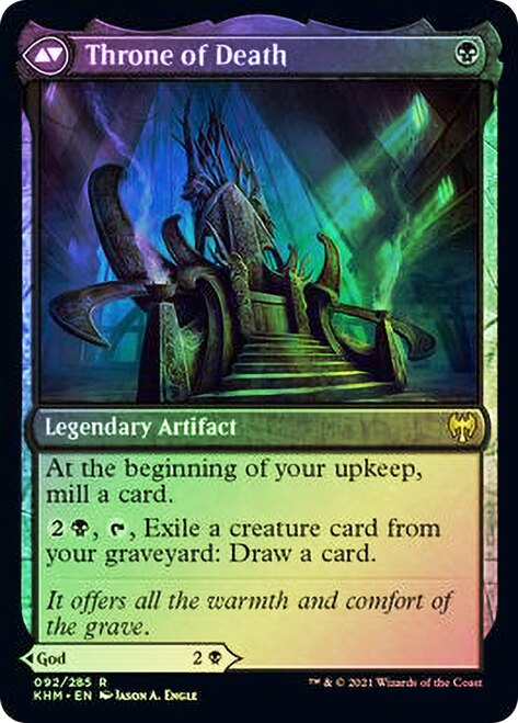 Egon, God of Death // Throne of Death [Kaldheim Prerelease Promos] | Good Games Morley