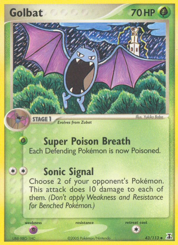 Golbat (43/113) [EX: Delta Species] | Good Games Morley