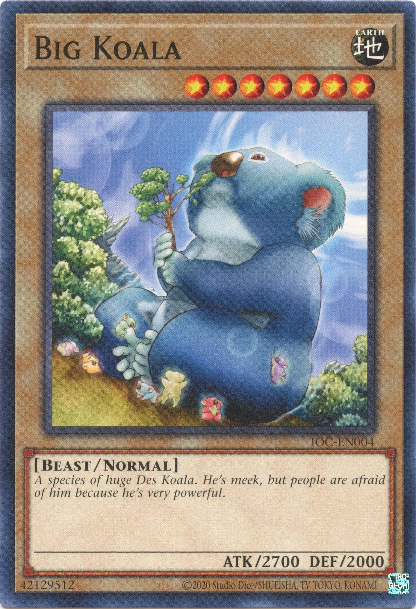 Big Koala (25th Anniversary) [IOC-EN004] Common | Good Games Morley