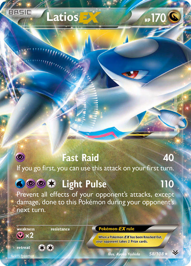 Latios EX (58/108) [XY: Roaring Skies] | Good Games Morley