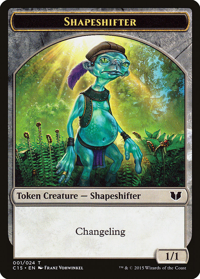 Shapeshifter // Shapeshifter Double-Sided Token [Commander 2015 Tokens] | Good Games Morley