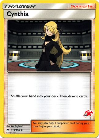 Cynthia (119/156) (Charizard Stamp #50) [Battle Academy 2020] | Good Games Morley