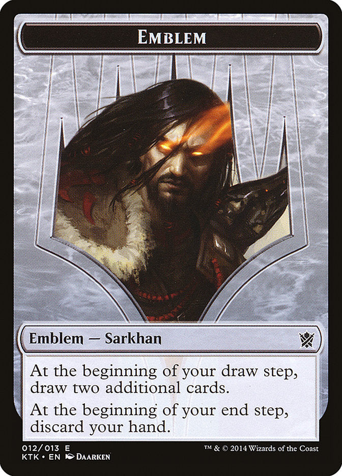 Sarkhan, the Dragonspeaker Emblem [Khans of Tarkir Tokens] | Good Games Morley