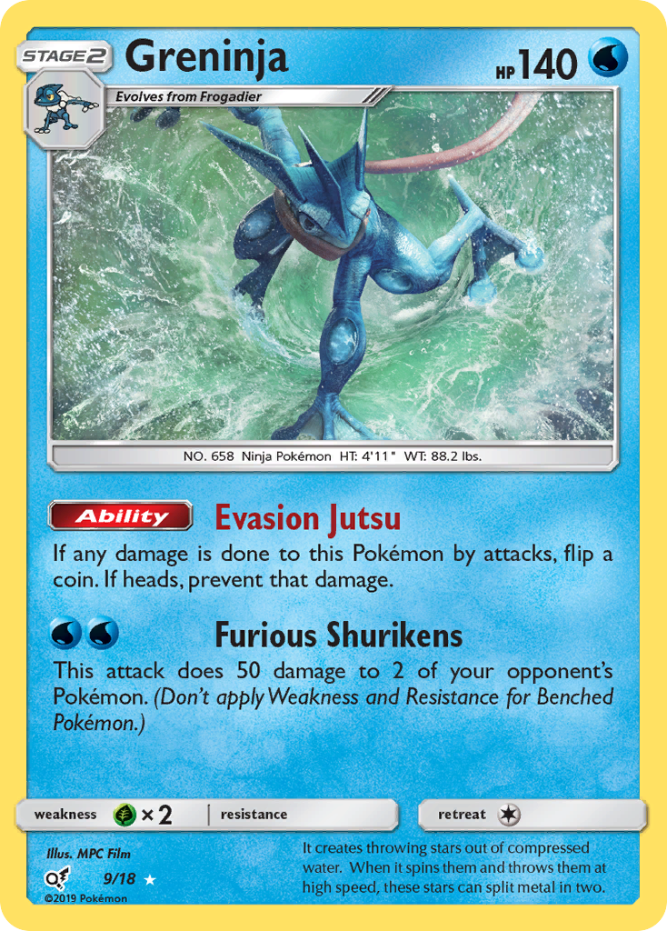 Greninja (9/18) [Sun & Moon: Detective Pikachu] | Good Games Morley