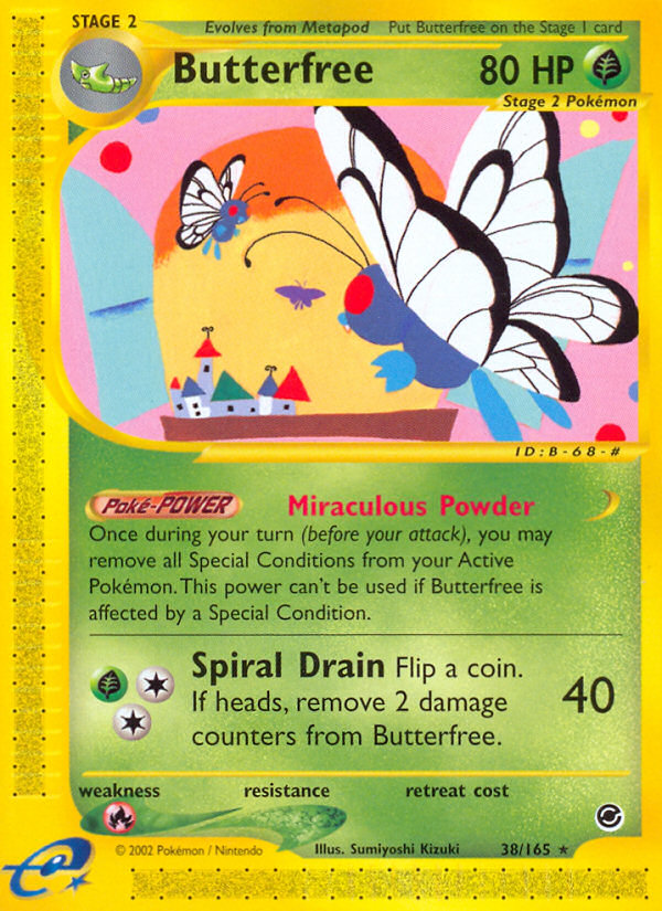 Butterfree (38/165) [Expedition: Base Set] | Good Games Morley