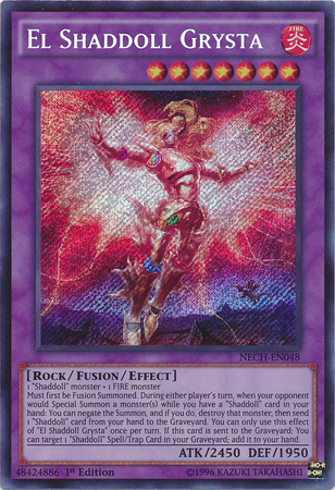 El Shaddoll Grysta [NECH-EN048] Secret Rare | Good Games Morley
