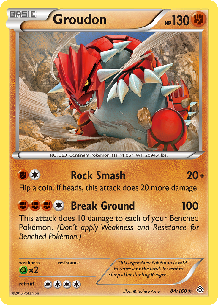 Groudon (84/160) [XY: Primal Clash] | Good Games Morley