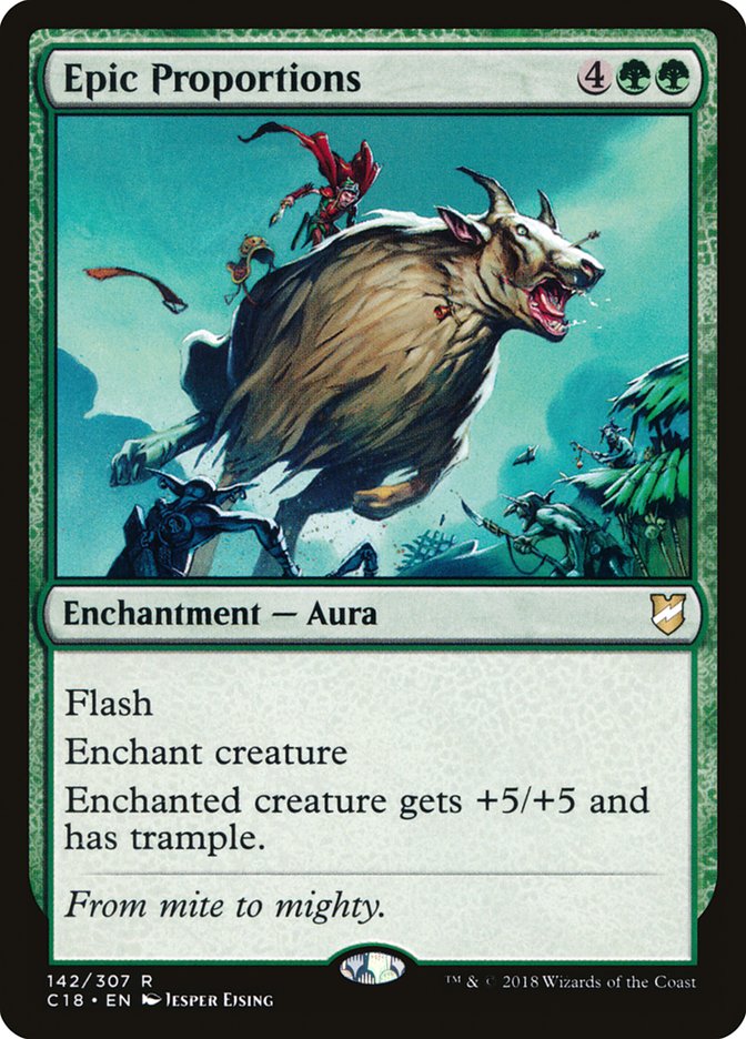 Epic Proportions [Commander 2018] | Good Games Morley