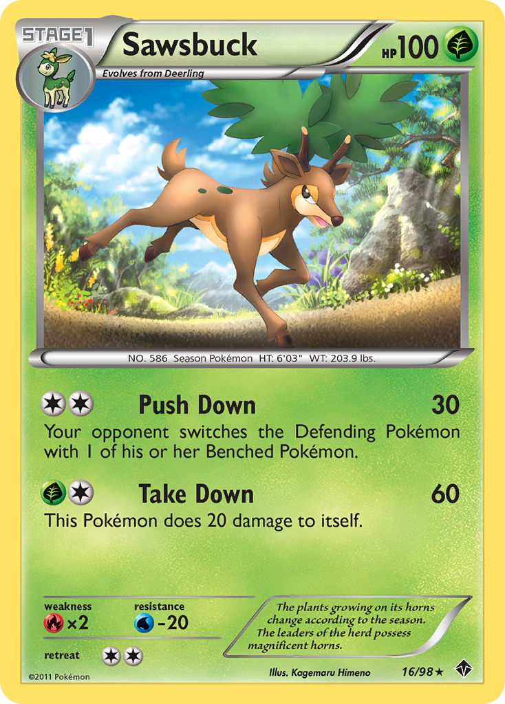 Sawsbuck (16/98) [Black & White: Emerging Powers] | Good Games Morley