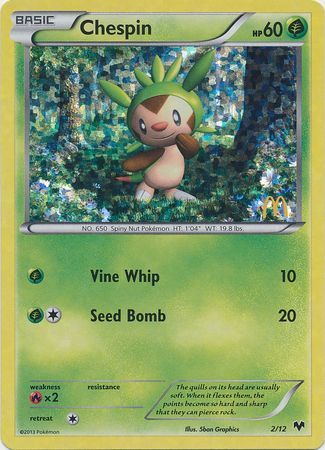 Chespin (2/12) [McDonald's Promos: 2014 Collection] | Good Games Morley