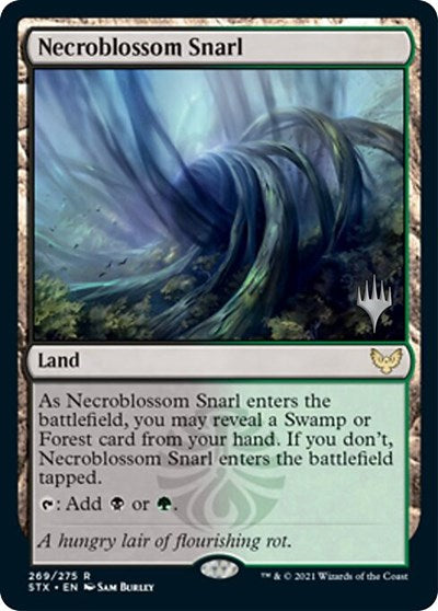 Necroblossom Snarl (Promo Pack) [Strixhaven: School of Mages Promos] | Good Games Morley