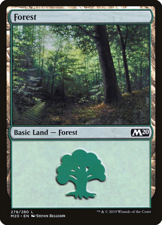 Forest (278) [Core Set 2020] | Good Games Morley