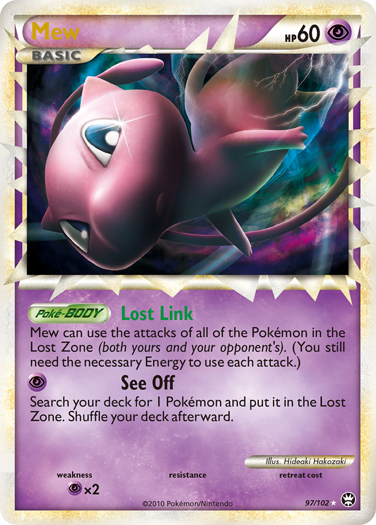 Mew (97/102) [HeartGold & SoulSilver: Triumphant] | Good Games Morley