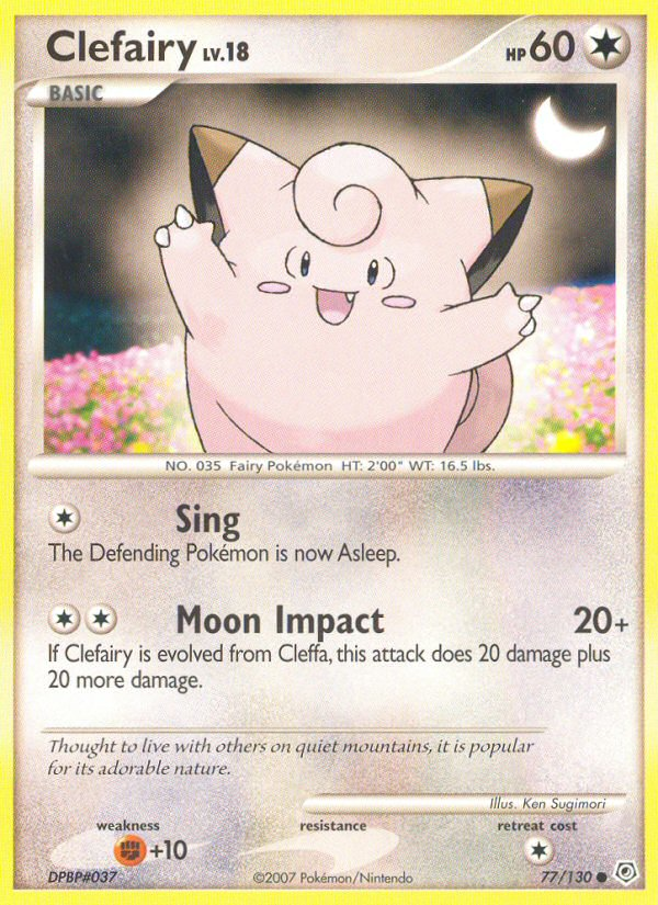 Clefairy (77/130) [Diamond & Pearl: Base Set] | Good Games Morley
