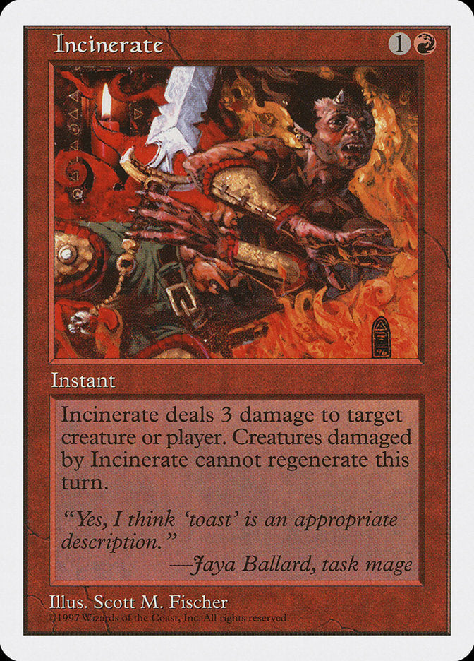 Incinerate [Fifth Edition] | Good Games Morley