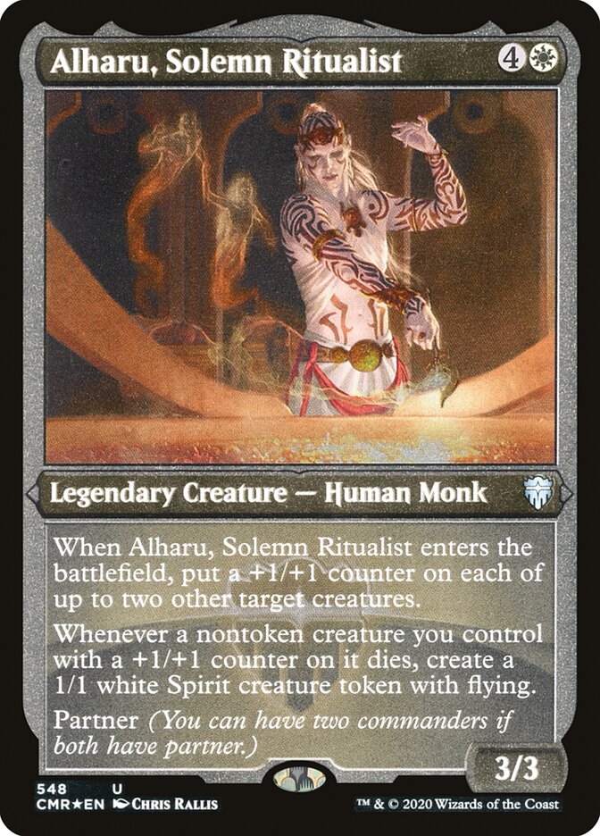 Alharu, Solemn Ritualist (Etched) [Commander Legends] | Good Games Morley