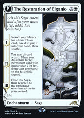 The Restoration of Eiganjo // Architect of Restoration [Kamigawa: Neon Dynasty Prerelease Promos] | Good Games Morley
